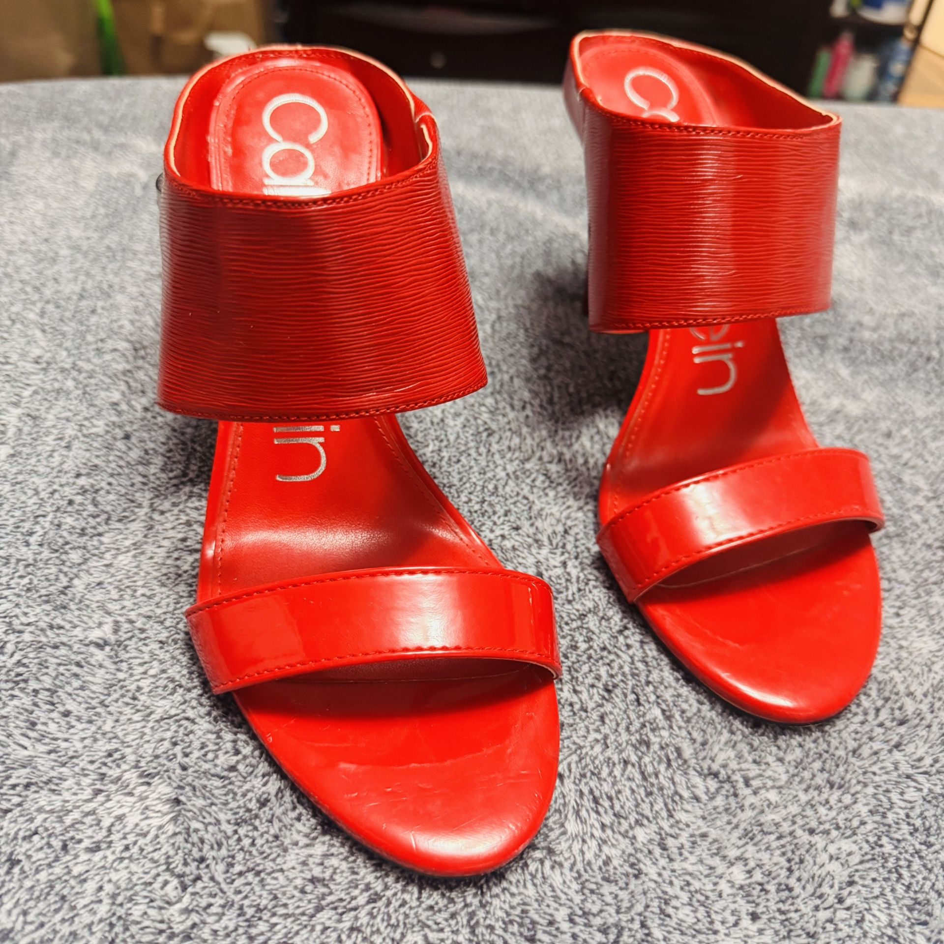 Red And Sexy High Heels Size 8.5