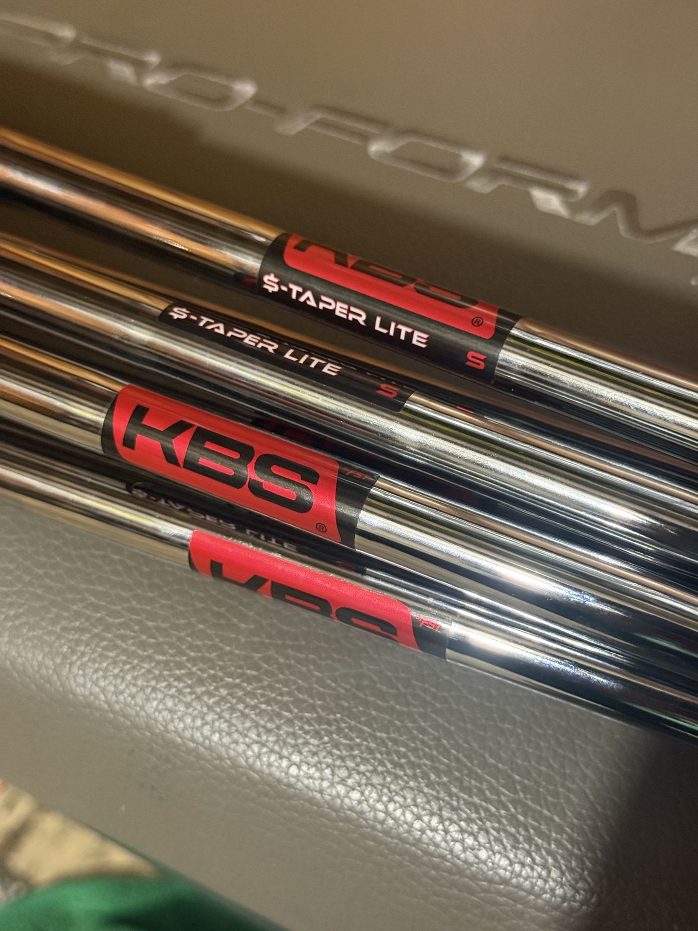 KBS $-Taper Lite Stiff 5-PW Golf Shafts