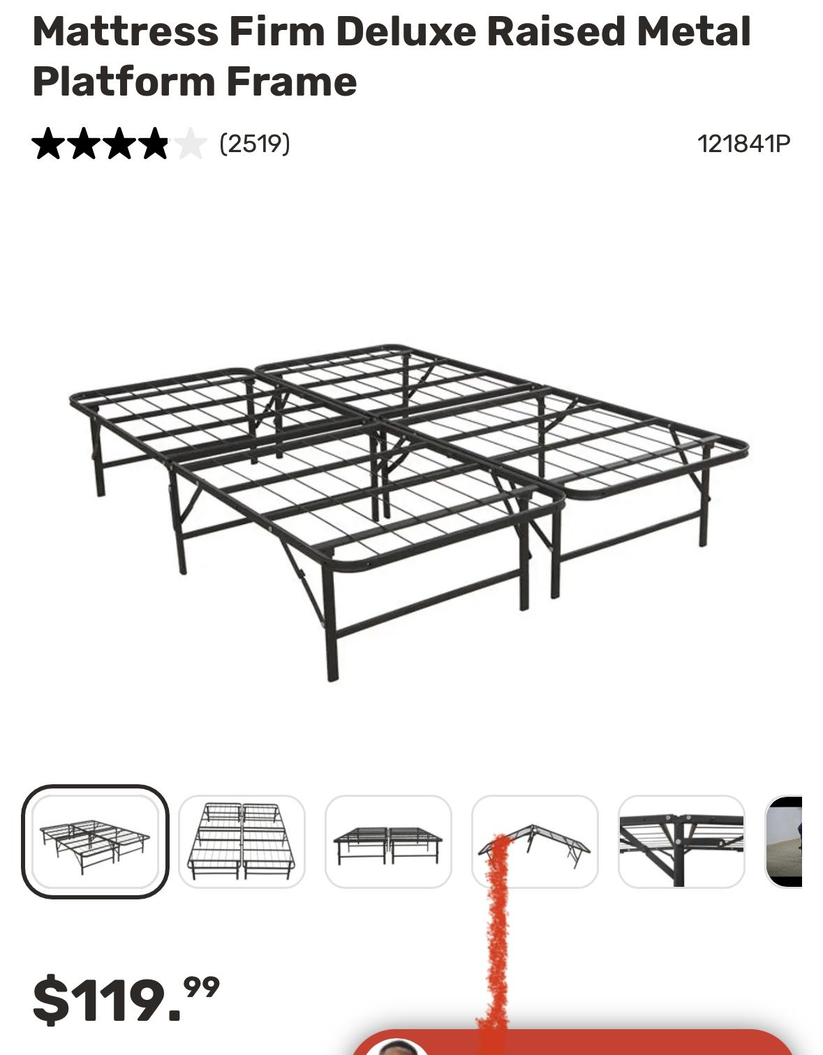 King size Bed Frame Platform 