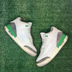 Air Jordan 3 Retro 'Lucky Green' Women’s Size 8.5 CK9246-136