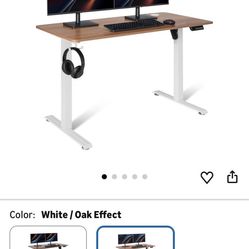 Electric adjustable height desk