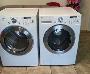 LG washer and dryer gas stackable