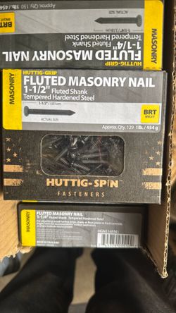 Fluted Masonry Nail 1-1/2”