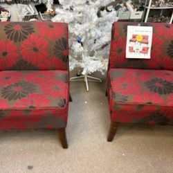 New Set Of Accent Chairs (2) 
