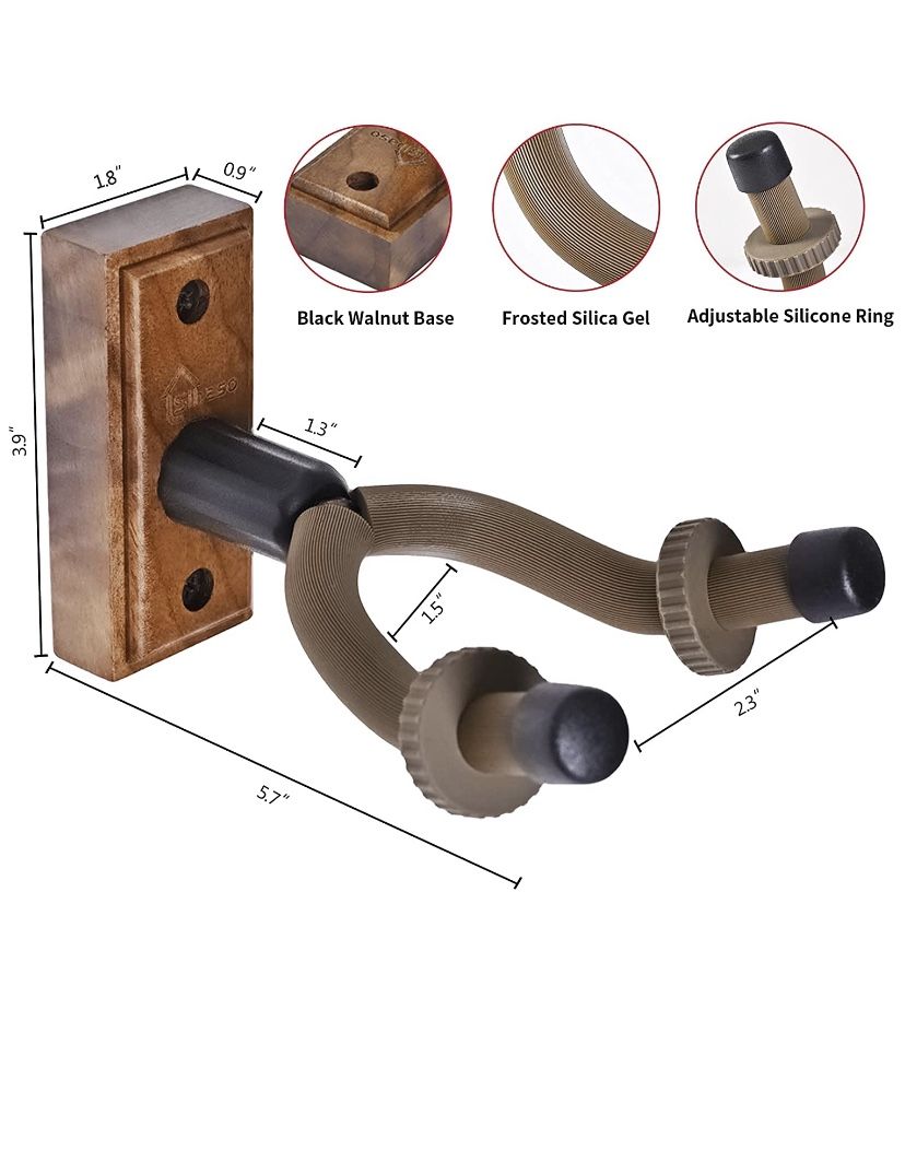 Non-slip Silicone Guitar Wall Mount