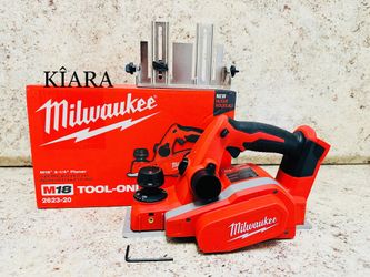 Milwaukee M18 3 1/4” Hand Planer Model 2623-20 (Tool Only)