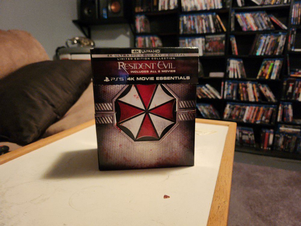 Resident Evil 4k Box Set 6 Movies 