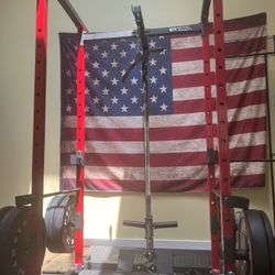 Power Cage, LAT Pulldown Squat Rack
