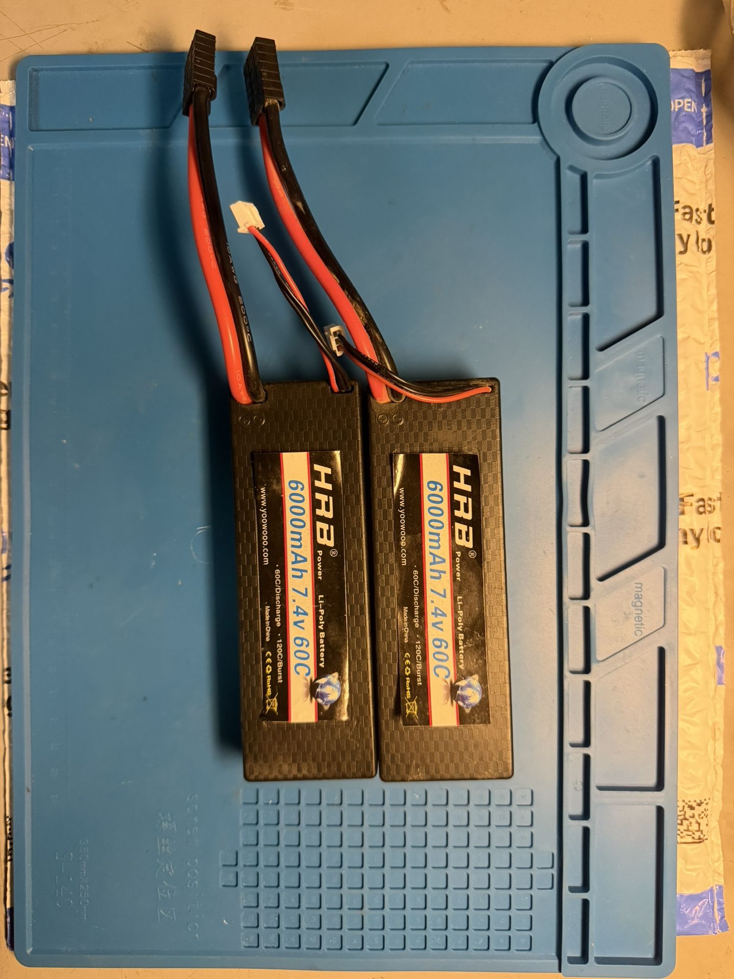 2 - HRB 2s 7.4v Lipo Batteries