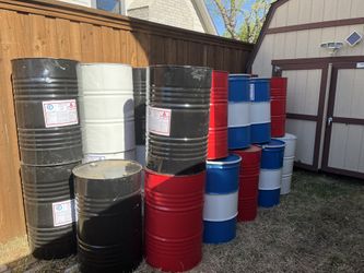 Free 55 Gallons Drums For Sale