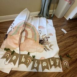 Baby Shower Backdrop