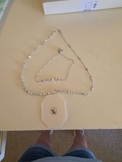 Swarovski necklace and bracelet