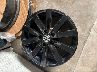 Volkswagen black rims