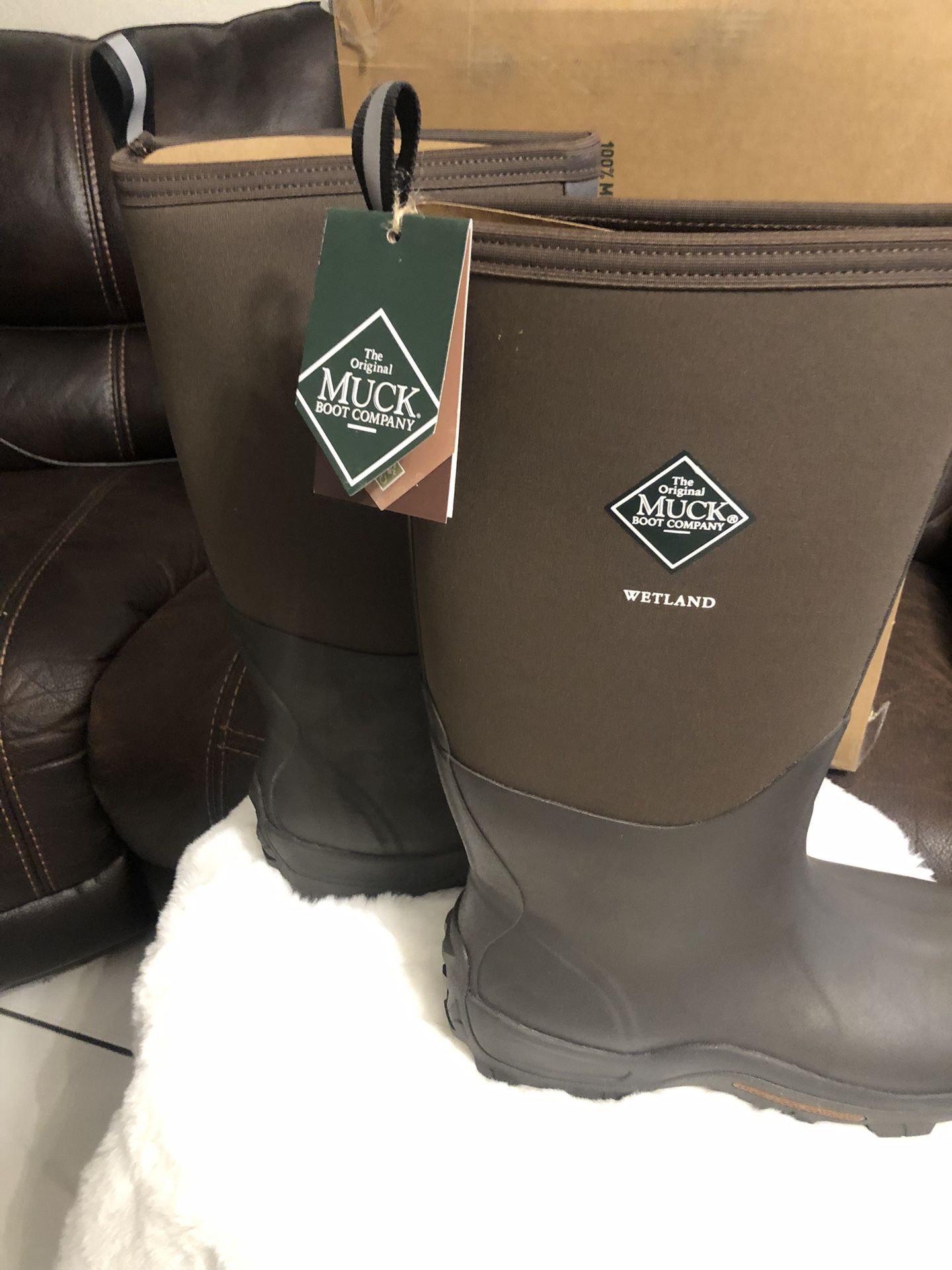 MENS MUCK BOOTS COMPANY SIZE 15 NEW