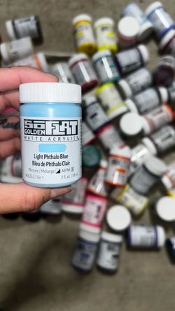 Golden so flat acrylic paint