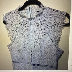 Bardot Lace Panel Dress