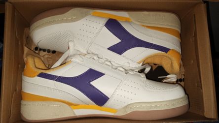 Size 11 Men's Diadora Lakers Colorway Shoe Never Worn