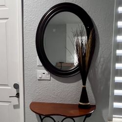 Entryway Table And Mirror 