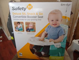 Deluxe Safety Sit Snack & Go Booster Seat NIB