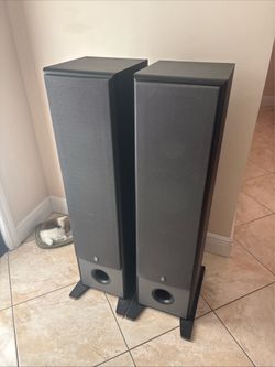 PAIR - Yamaha NS-A200XT Floor Standing Home Theater Entertainment Tower Speakers