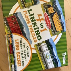 Melissa and Doug - 96 piece Trains puzzle