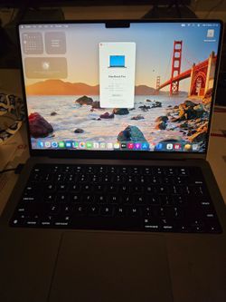 2021 Macbook Pro A2442,M1 Pro,14",1Tb,16Gb,Non Touchbar,Good Condition, Grade A, Grey Color, Genuince AC Charger, Office 2022,Warranty on Best Deal No