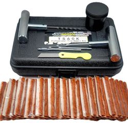 Wester Weld TS60K Professional Tire Repair Kit 65 Pcs. Made In USA Plugs.