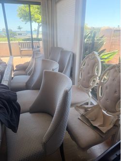 Dining room table and chairs