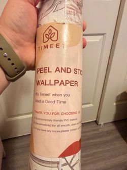 1 roll of peel and stick floral wallpaper