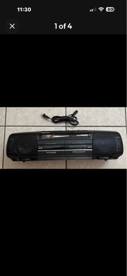 Vintage Panasonic RX-FT560  Radio Dual Cassette Recorder Boombox W New Belts