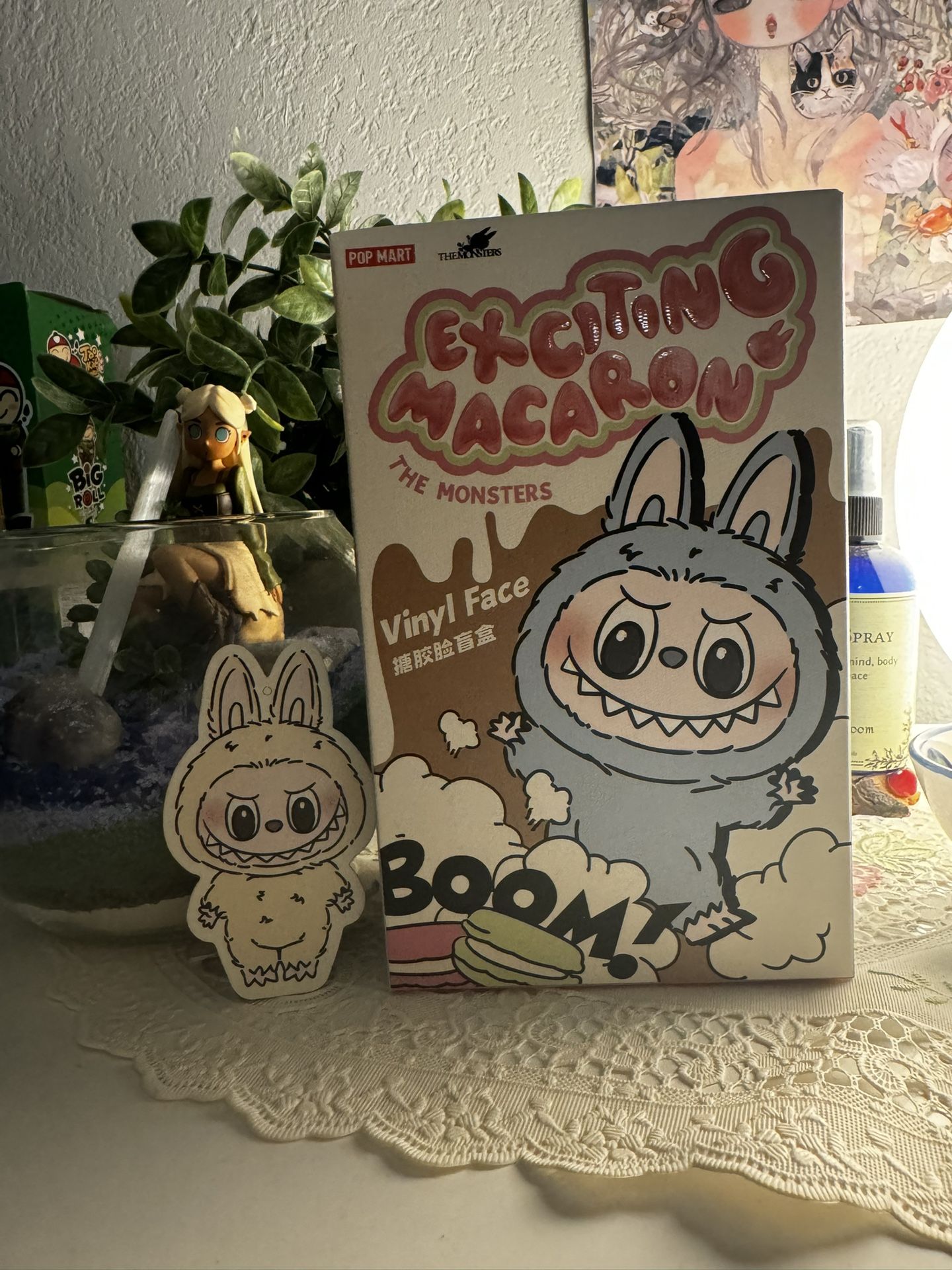 Labubu Exciting Macaron Series - Soymilk