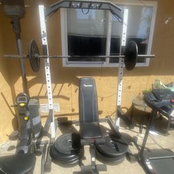 Full Weight Set With Bench 