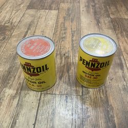 Pennzoil Vintage Cans