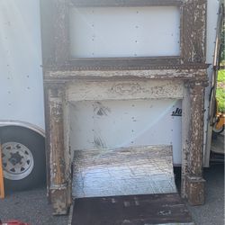Antique Fireplace Mantle 