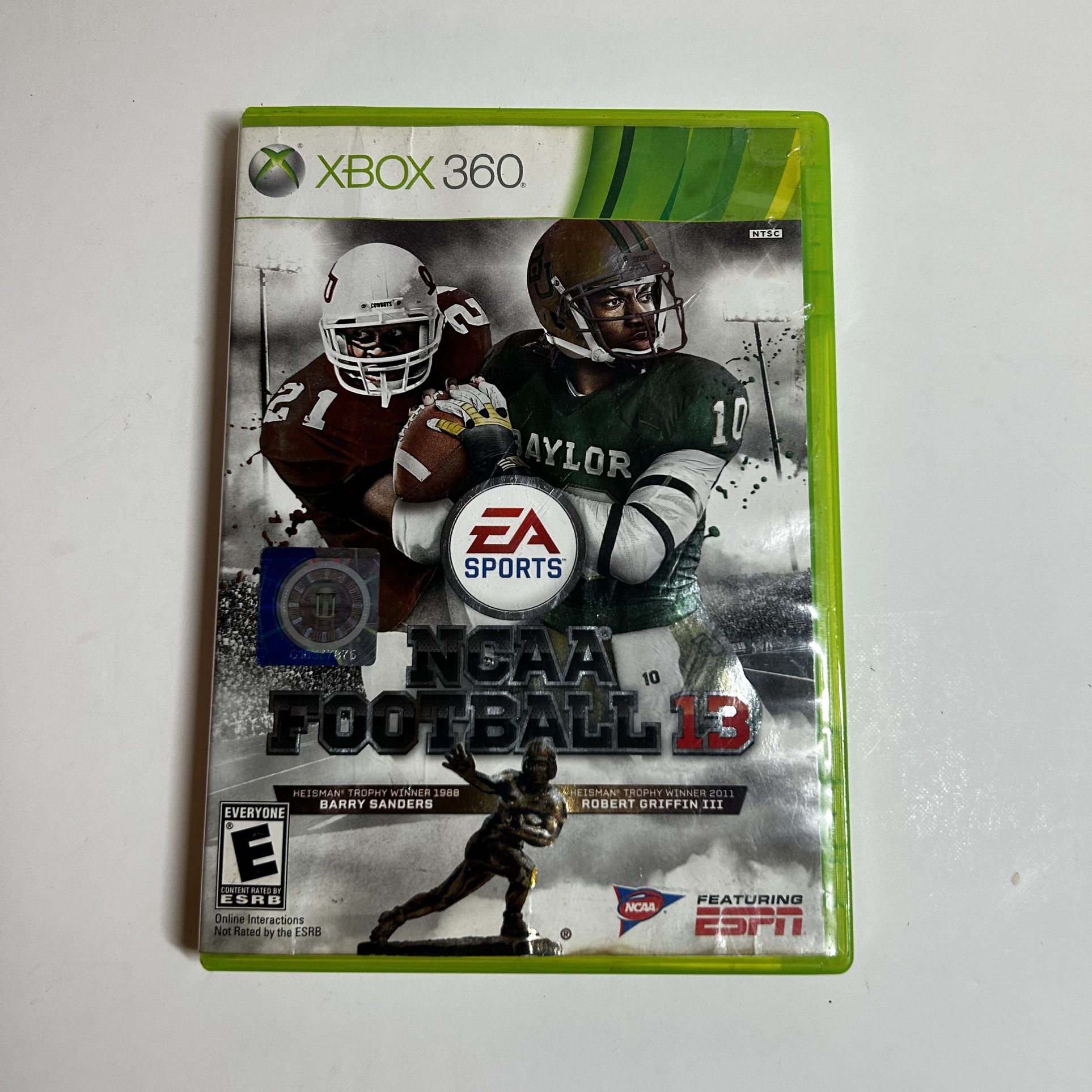 NCAA Football 13 Microsoft Xbox 360, TESTED & WORKING!