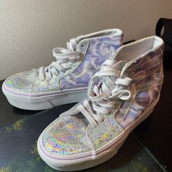 Vans Shoes Holographic Butterfly High Tops 