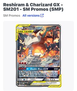 Pokemon Reshiram / Charizard Tag Team