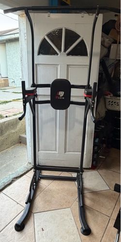 RELIFE Power Tower Pull Up Bar Dip Station Home Gym Workout Equipment
