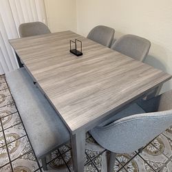 Dining table with storage