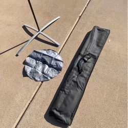 Retail Sign Holder / Feather Flag Pole Kit - 11ft Tall Swooper Flag Pole Kit  - Banner Flag Pole