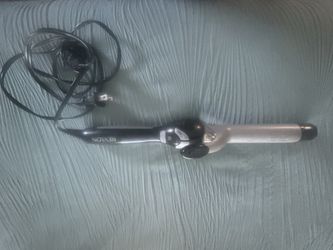 Revlon RV051 Tourmaline Ceramic Curling Iron Gray & Black Adjustable Heat