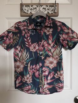 Boys Aloha/dress Shirts Size 12/14