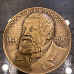 1931 CYRUS McCORMICK CENTENNIAL BRONZE MEDAL 