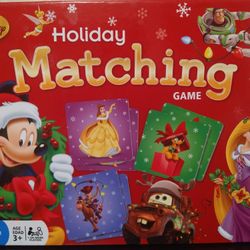 Disney Holiday Matching Memory Game Disney Mickey Minnie Princess Toy Story Cars