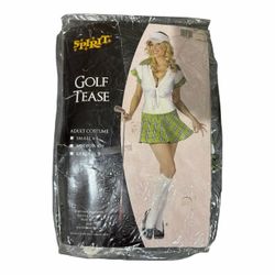 Golf Tease Adult Women’s Halloween Costume. Size Medium (New) *Dress *Matching Visor.25
