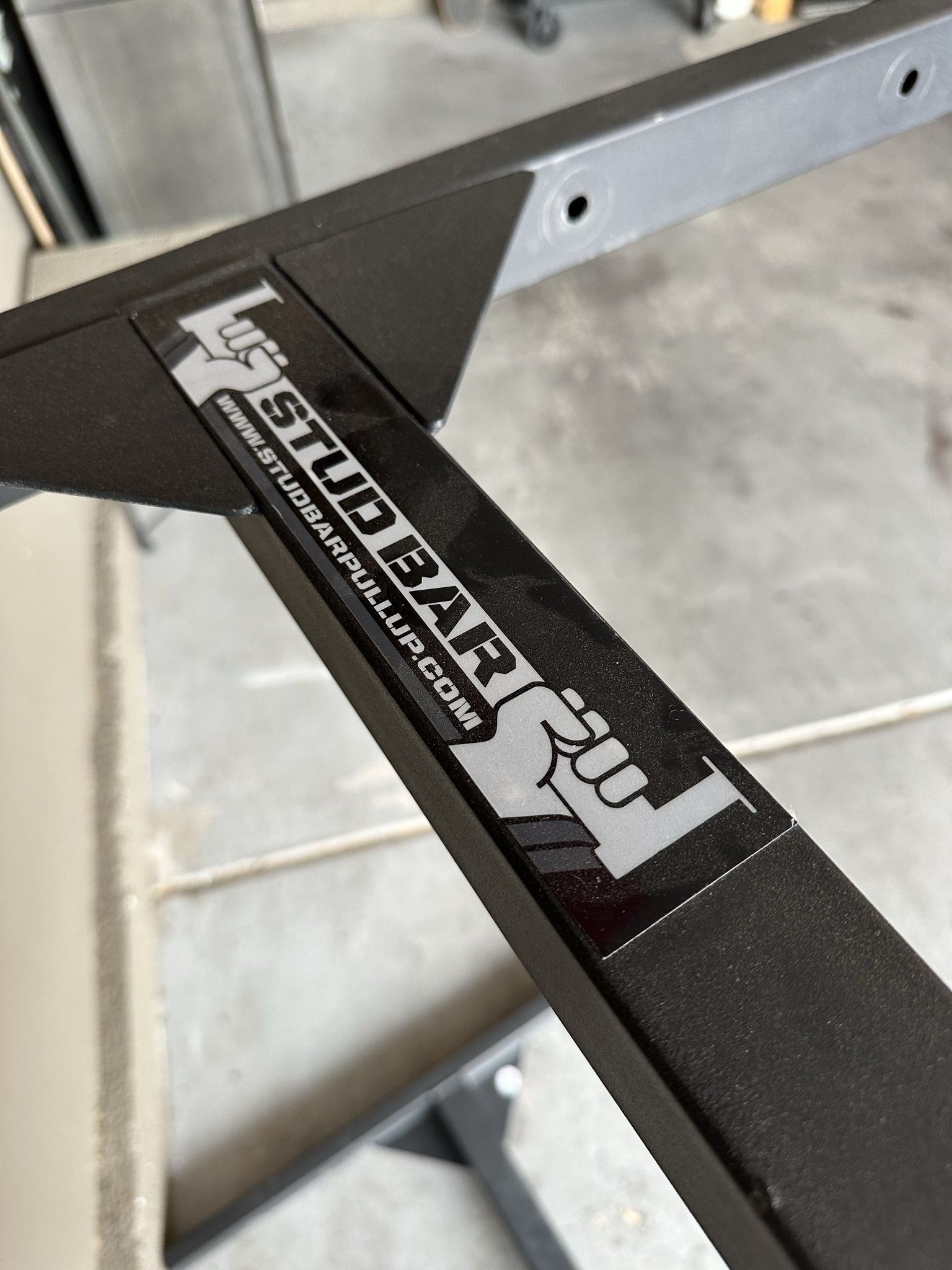 Stud Bar Ceiling or Wall Mountable Pull Up Bar,Standard (9foot ceilings), Grey for Sale in