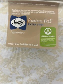 Sealy Precious Rest Extra Firm Crib & Toddler Mattress
