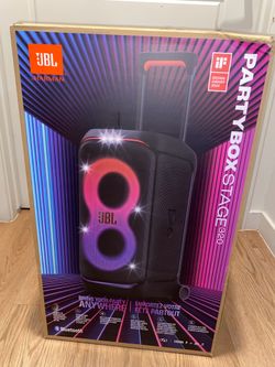 JBL PartyBox Stage 320 - Portable party speaker with wheels - Black