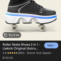 Retractable Skates 6.5 Outdoor Fun Travel Exercise Rollerskates Cheap 