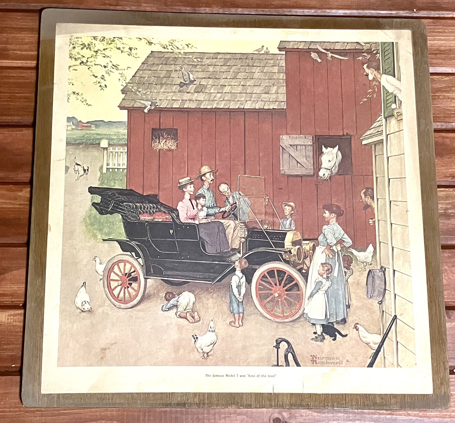 Norman Rockwell picture … Ford model T car
